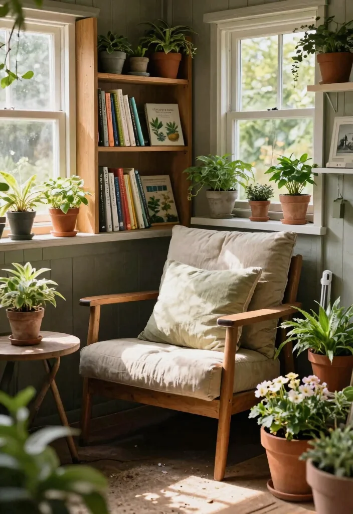 13 Functional Garden Potting Shed Ideas Plant Lovers Only 7. Cozy Reading Nook 0