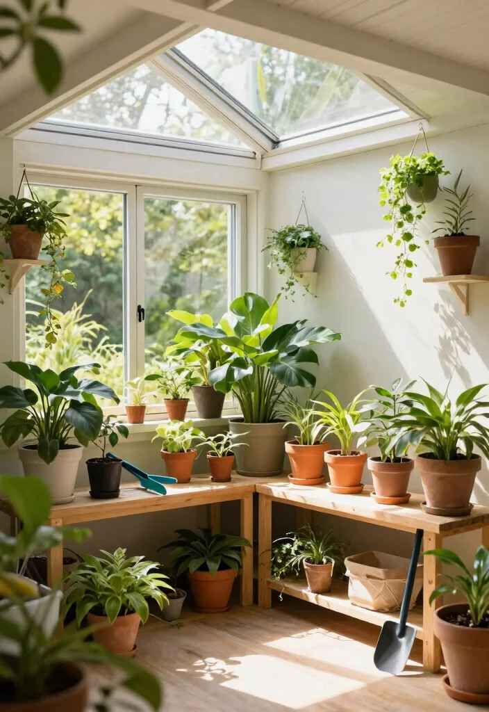 13 Functional Garden Potting Shed Ideas Plant Lovers Only 8. Skylights for Natural Light 0