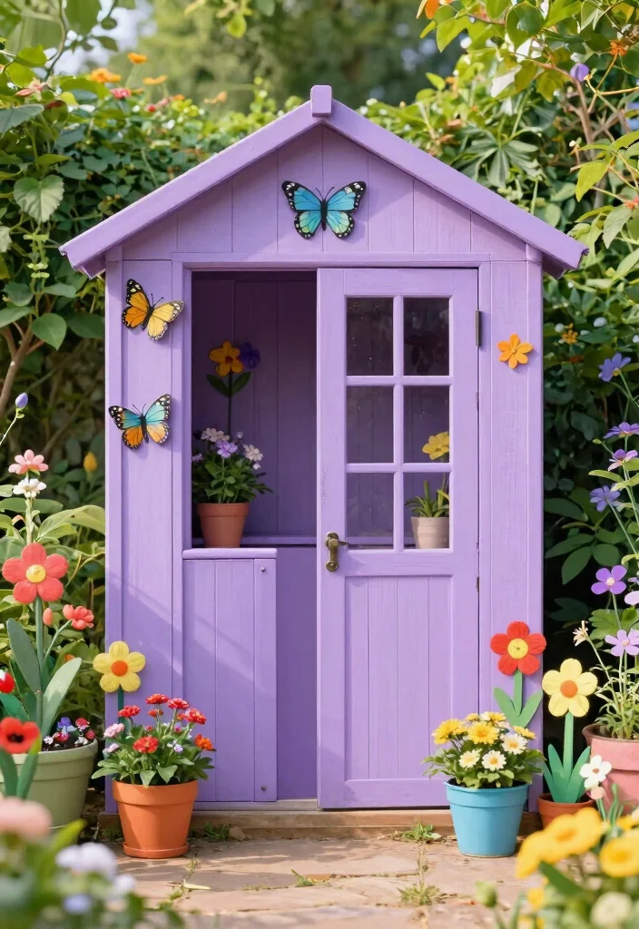 13 Vibrant Flower Garden Shed Ideas for Every Season 50 13 Vibrant Flower Garden Shed Ideas for Every Season 10. Flower Themed Garden Decor 0