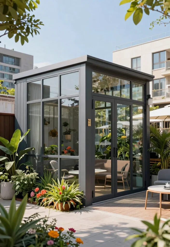9 Space Saving Lean To Garden Shed Ideas for Small Yards 6. Urban Lean To Shed Design 0