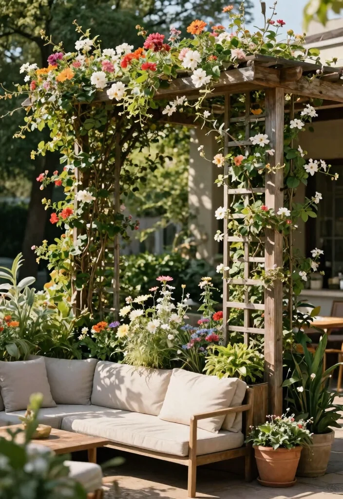 10 Beautiful Outdoor Planter Ideas Patio Lovers Want 5. Vertical Garden Trellises 0