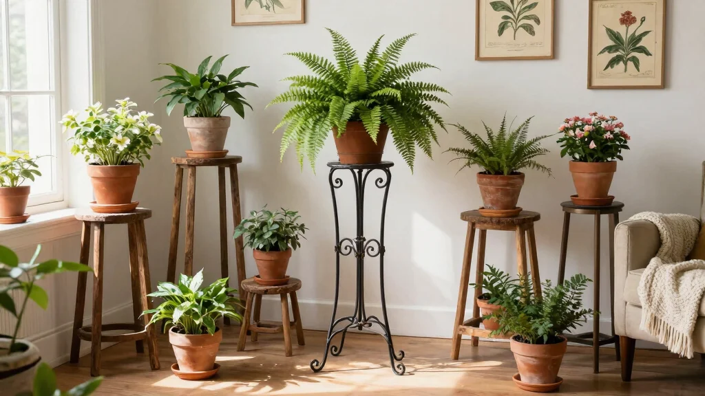 10 Charming Vintage Plant Stand Ideas (Antique Flair)