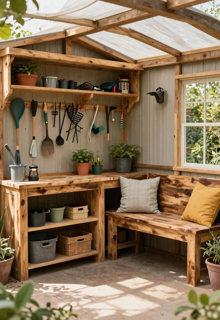 10 Cozy Country Garden Shed Ideas for a Rustic Home 8. Multi Purpose Garden Shed 0