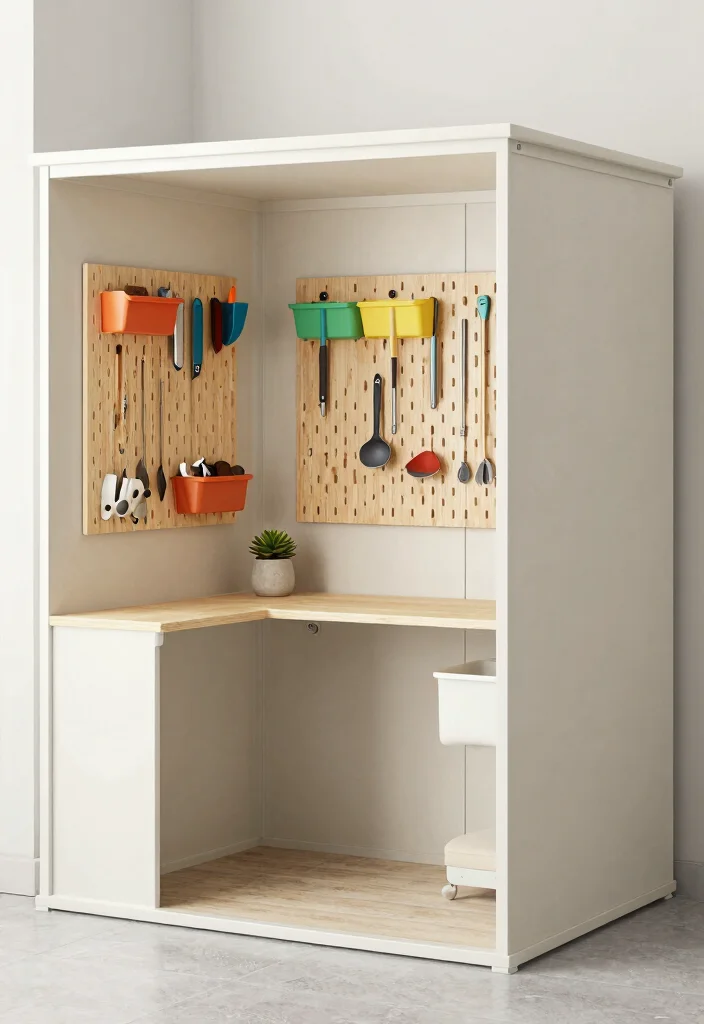 10 Creative Garden Shed Ideas Interior Designs Must See 5. Minimalist Functional Space 0