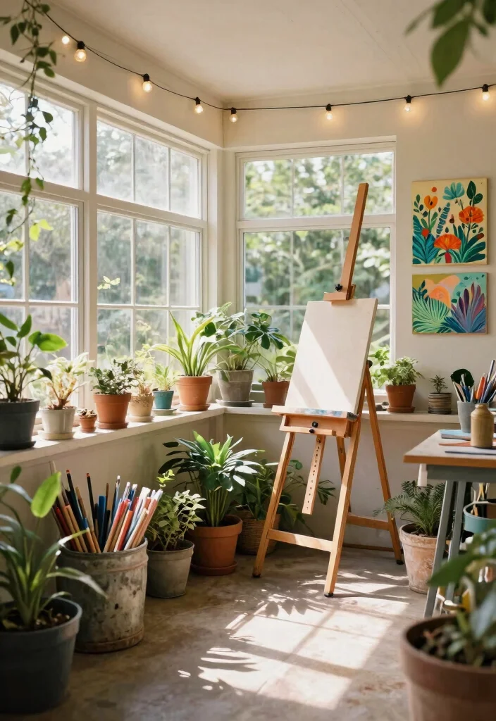 10 Creative Garden Shed Ideas Interior Designs Must See 6. Artists Studio Shed 0