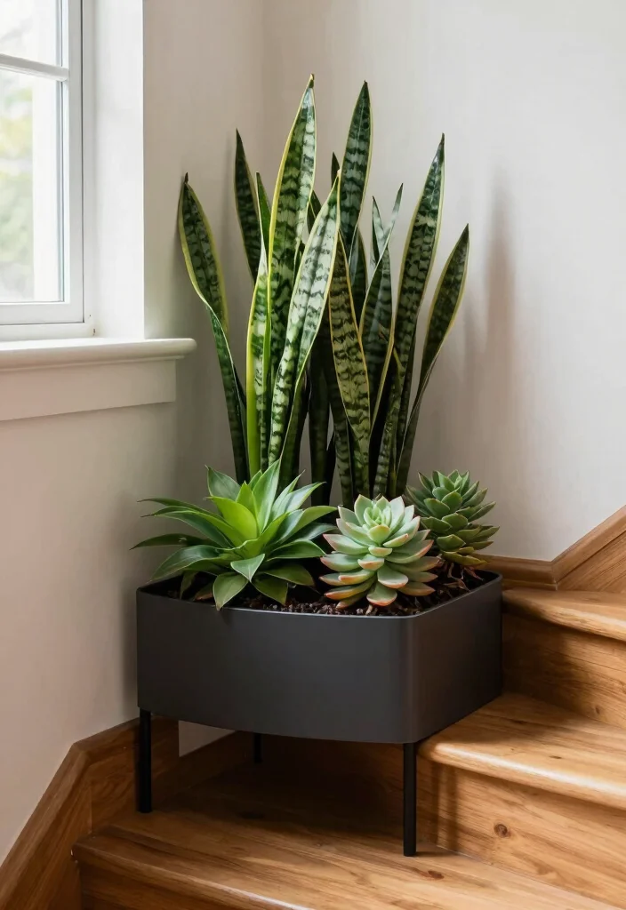 10 Creative Staircase Plant Stand Ideas for Decor 7. Corner Plant Stands for Maximizing Space 0