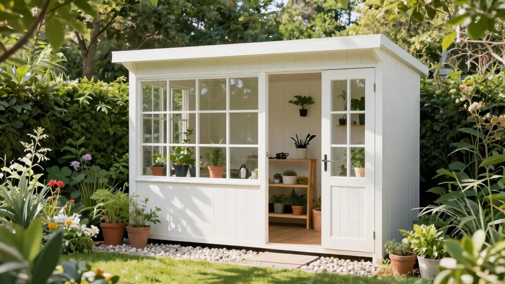 10 Elegant White Garden Shed Ideas for a Clean Look