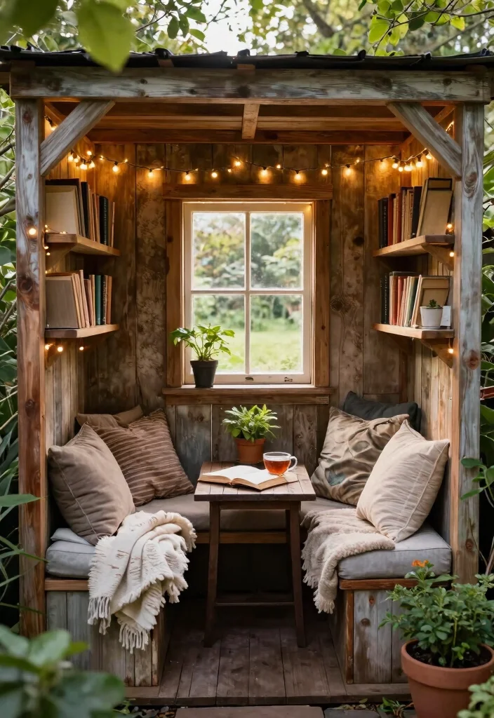 10 Empowering Garden Shed Ideas for Women and Creatives 3. Reading Retreat 0