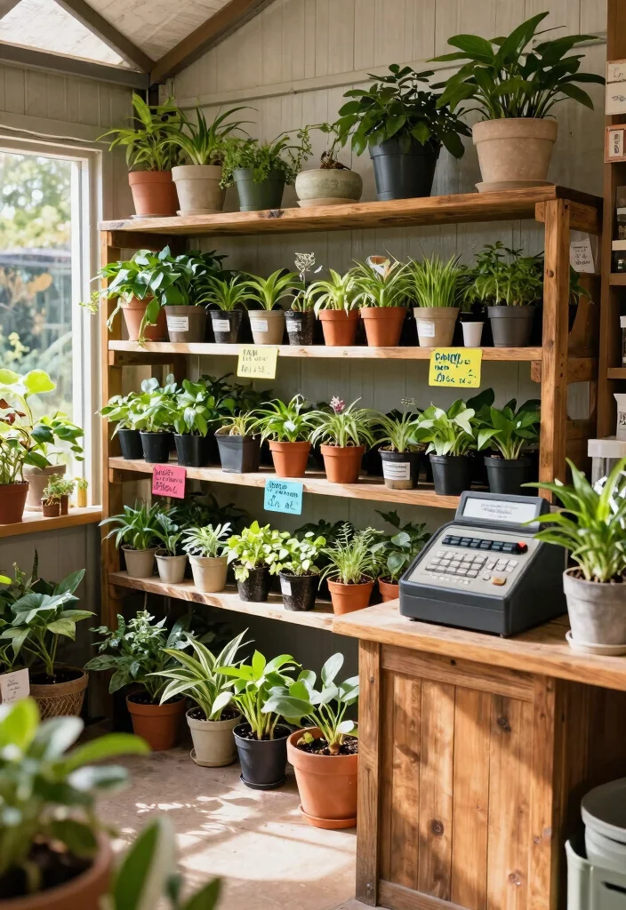 10 Empowering Garden Shed Ideas for Women and Creatives 9. Mini Garden Shop 0