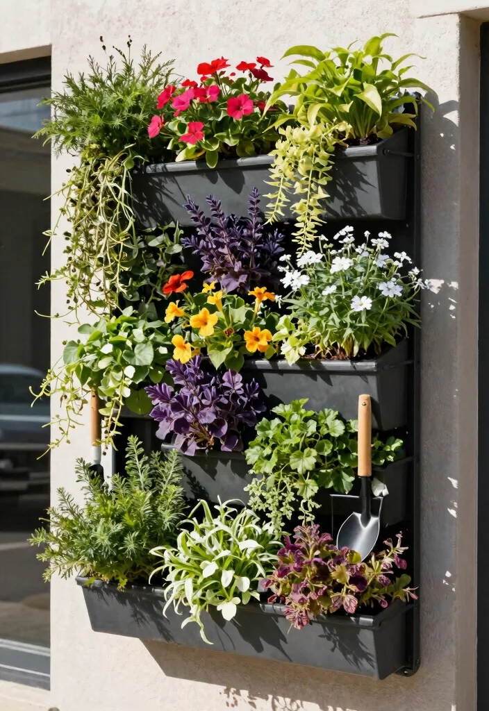 10 Modern Outdoor Planter Designs for a Polished Yard 3. Vertical Garden Planters 0