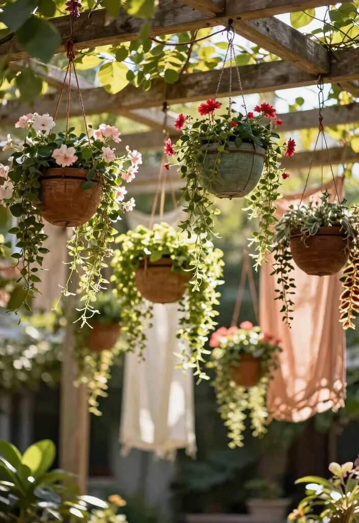 10 Modern Outdoor Planter Designs for a Polished Yard 6. Hanging Planters 0