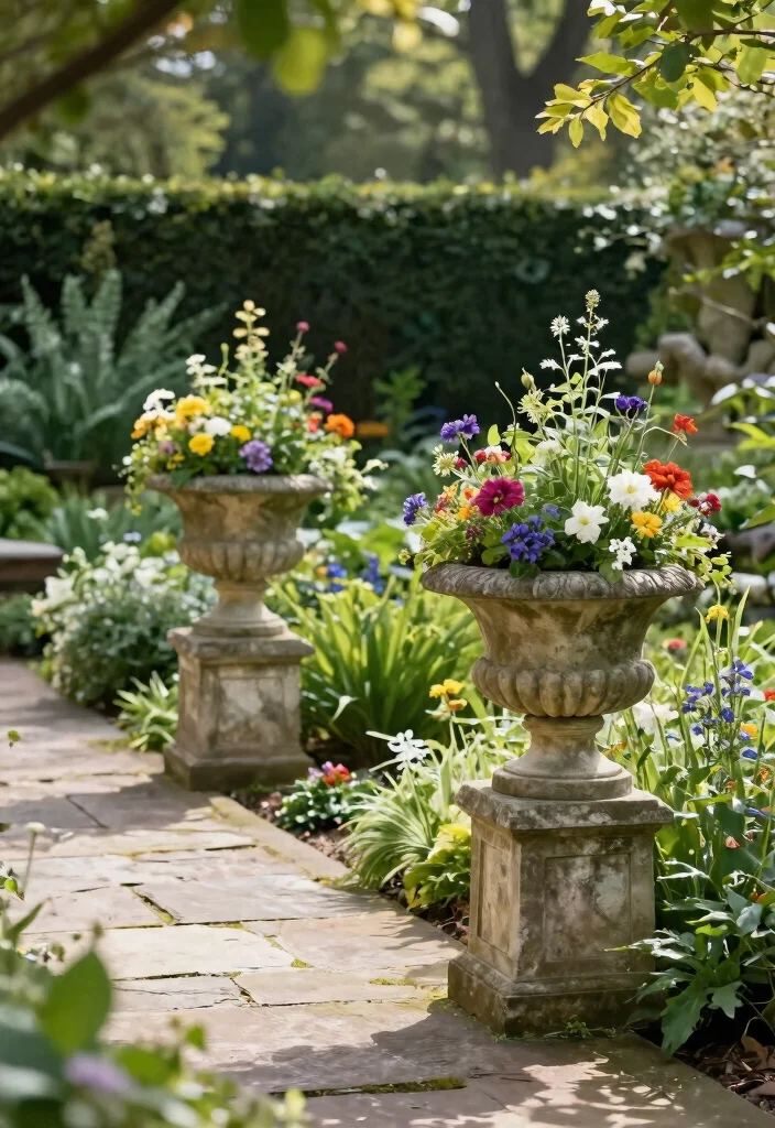 10 Modern Outdoor Planter Designs for a Polished Yard 9. Stone Planters 0