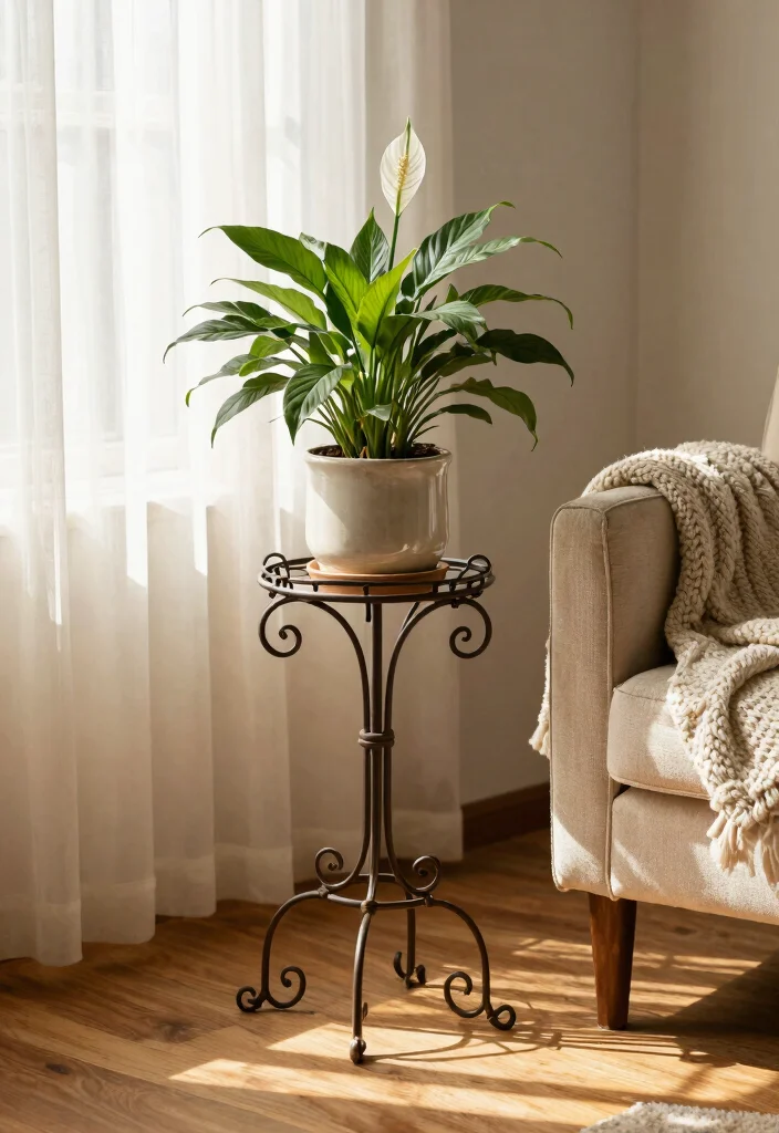 10 Modern Wire Plant Stand Ideas for Minimalist Homes 2. Vintage Inspired Charm 0