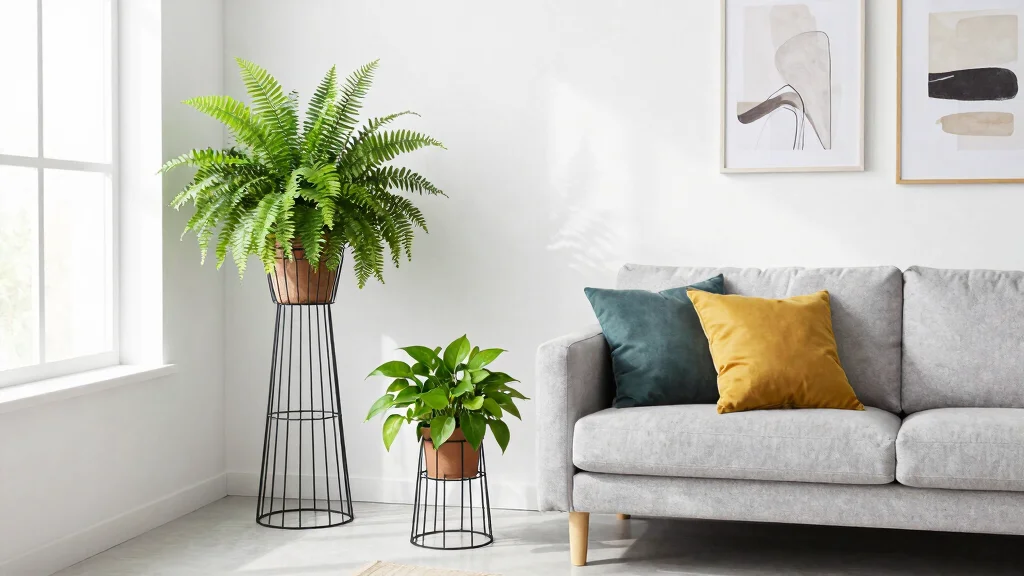 10 Modern Wire Plant Stand Ideas for Minimalist Homes
