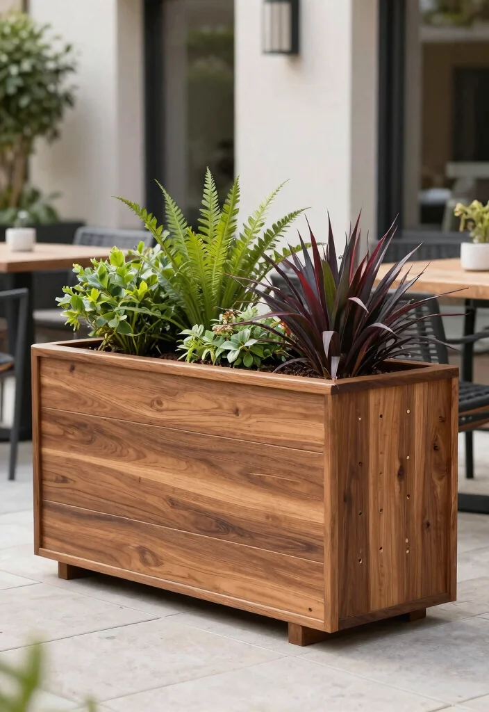 10 Professional Outdoor Planter Box Designs for Small Spaces 7. Customized Planter Box Designs 0