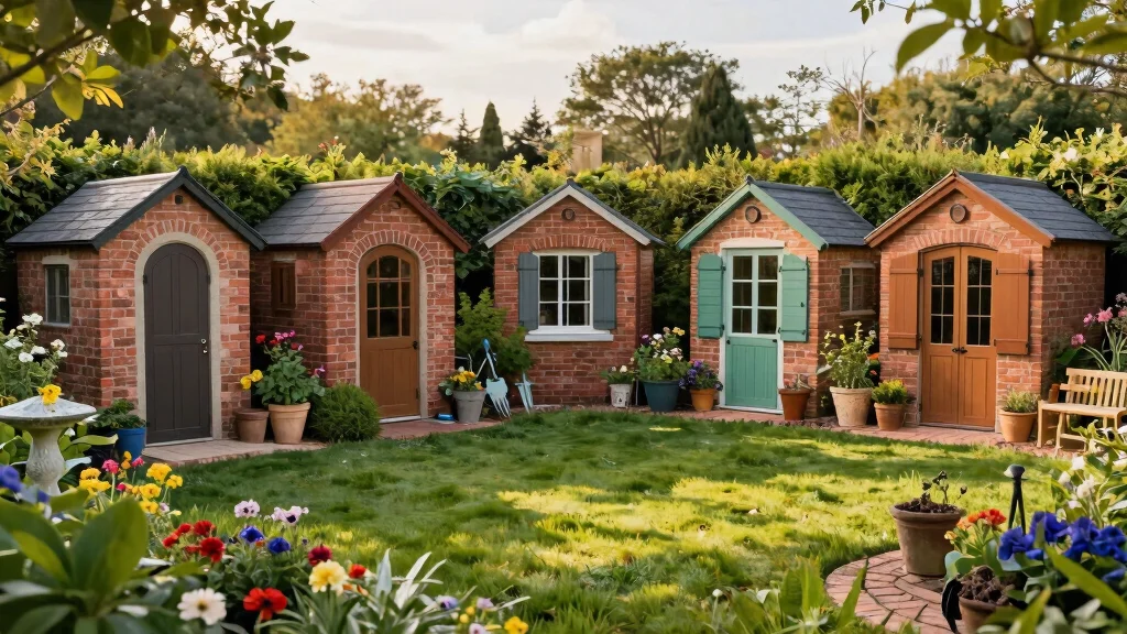 10 Sturdy Brick Garden Shed Ideas That Last a Lifetime