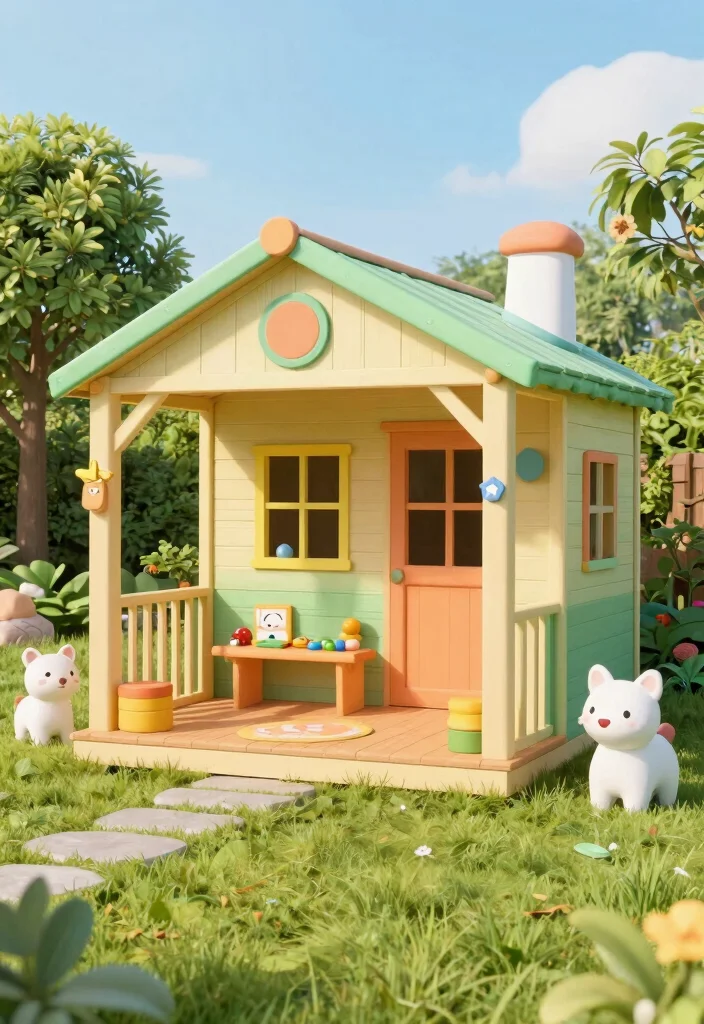 11 Beautiful Garden Shed with Porch Ideas Extra Comfort 8. Playful Family Retreat 0