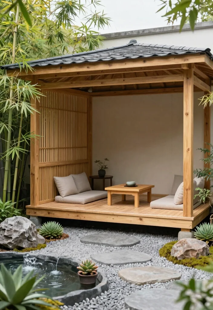 11 Beautiful Garden Shed with Porch Ideas Extra Comfort 9. Zen Garden Shed 0