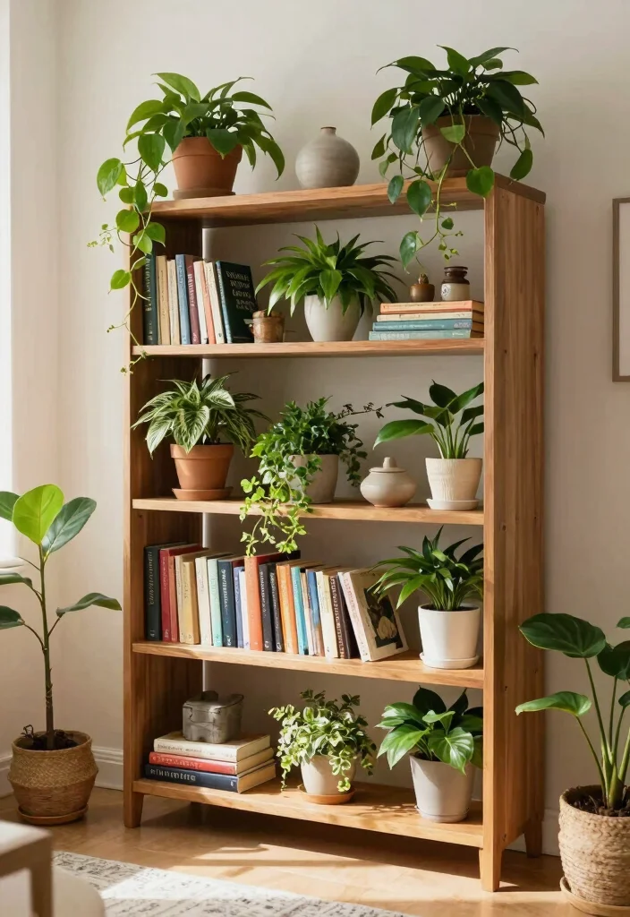 11 Best Ikea Plant Stand Ideas and Hacks for Your Home 11. The BILLY Bookcase Plant Corner 0
