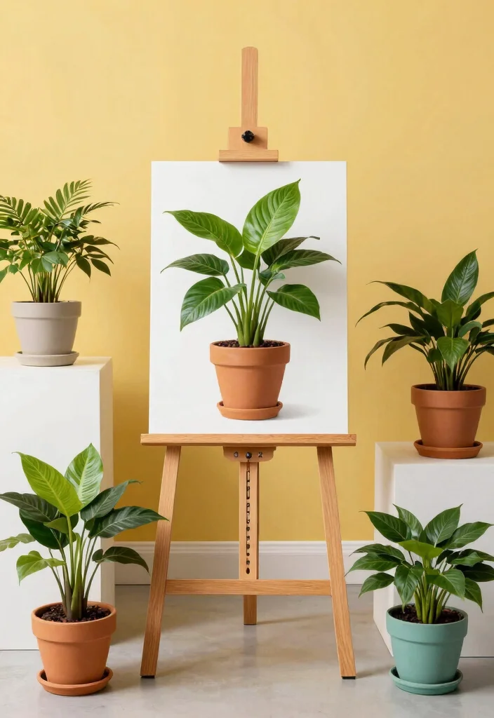 11 Best Ikea Plant Stand Ideas and Hacks for Your Home 7. The MLA Easel Display 0