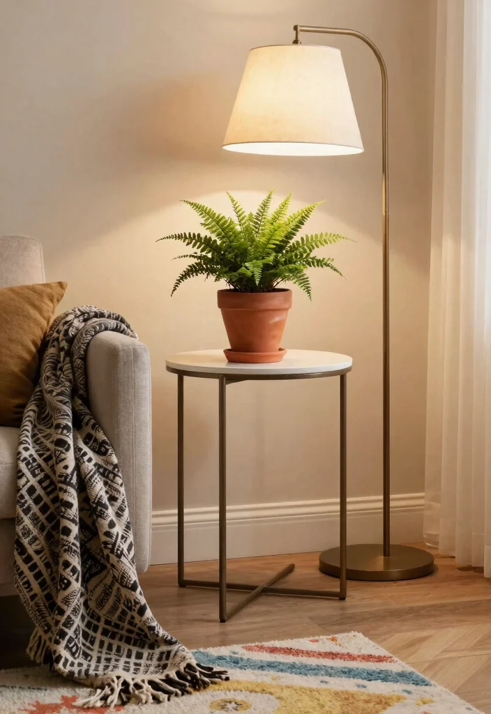 11 Best Living Room Plant Stand Ideas for Every Interior 6. Elegant Side Table Plant Stands 0