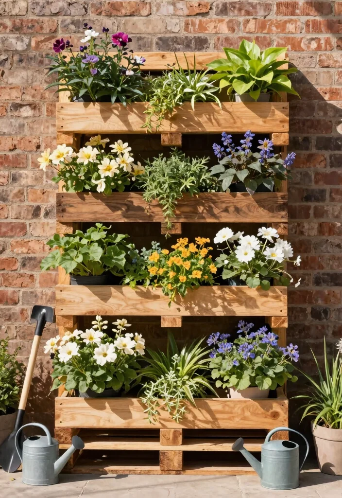 11 Best Outdoor Pallet Planter Ideas for Small Urban Spaces 4. Pallet Wall Planters 0