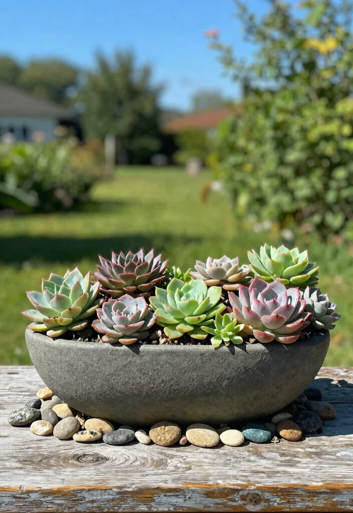 11 Best Outdoor Trough Planter Ideas for Modern Yards 2. Succulent Garden Trough 0