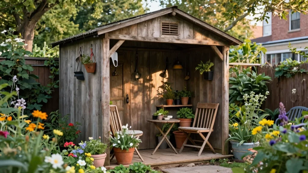 11 Charming Vintage Garden Shed Ideas with Antique Decor