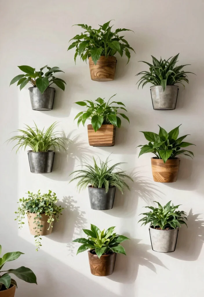 11 Chic Boho Plant Stand Ideas for a Relaxed Home Style 8. Wall Mounted Plant Holders 0