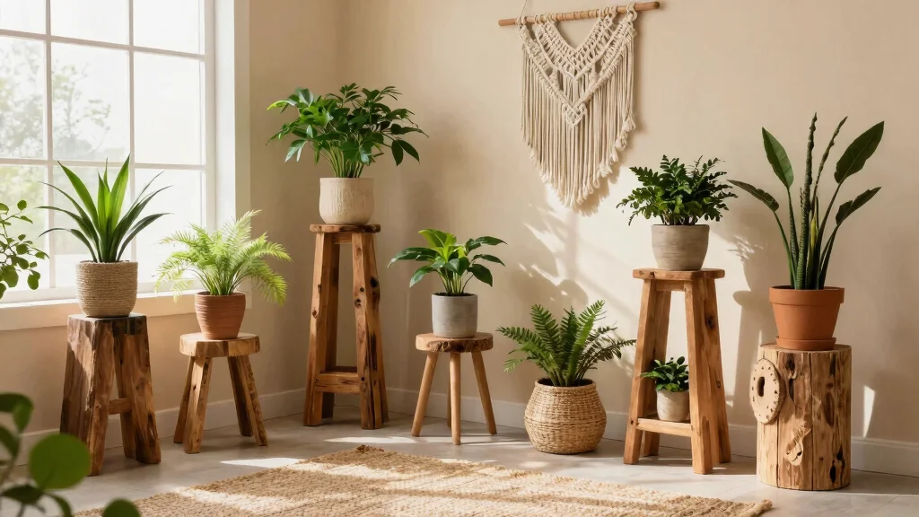 11 Chic Boho Plant Stand Ideas for a Relaxed Home Style