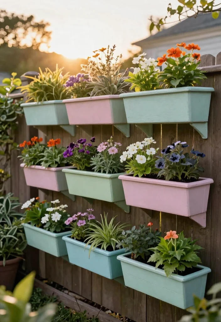11 Creative Outdoor Wall Planter Ideas for Your Fence 11. Wall Mounted Planter Boxes 0