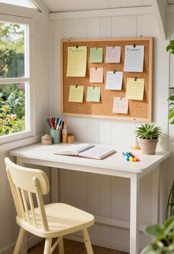 11 Genius Garden Shed Organization Ideas to End the Clutter 9. Gardening Journal Station 0