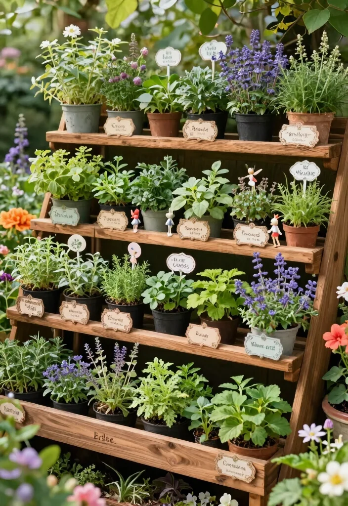 11 Magical Fairy Garden Shed Ideas So Whimsical 10. Magical Herb Shed 0