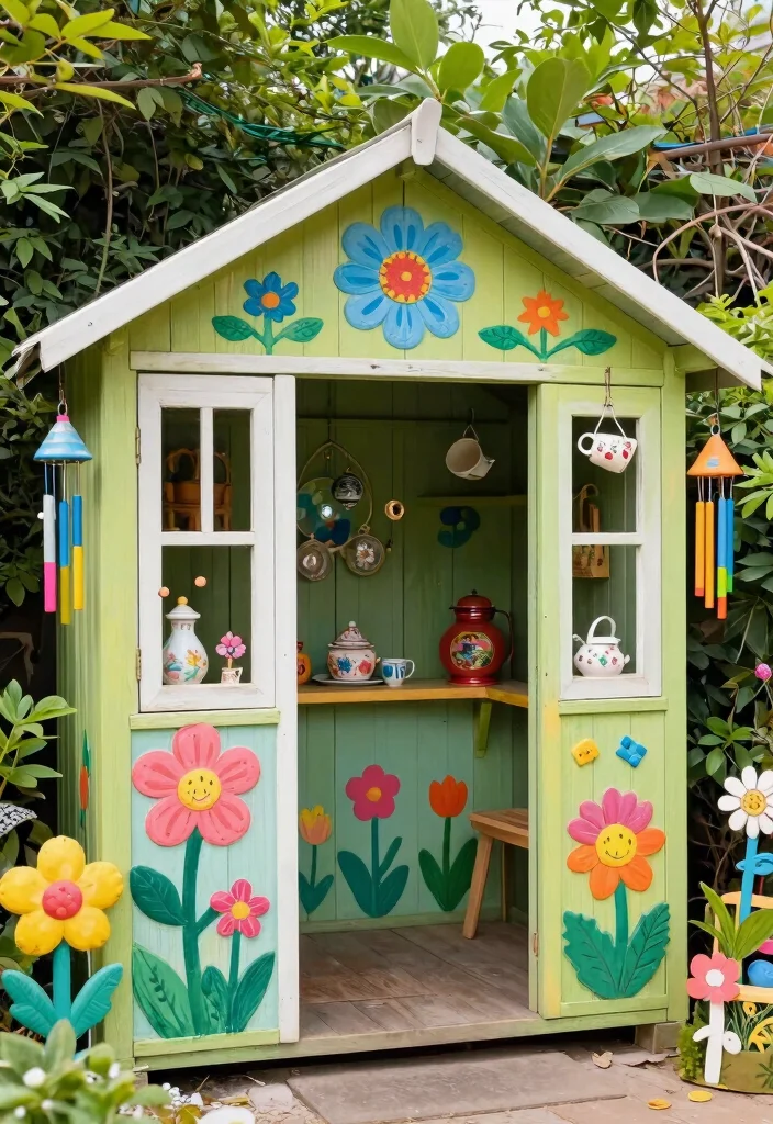 11 Magical Fairy Garden Shed Ideas So Whimsical 5. Whimsical Garden Decor Shed 0