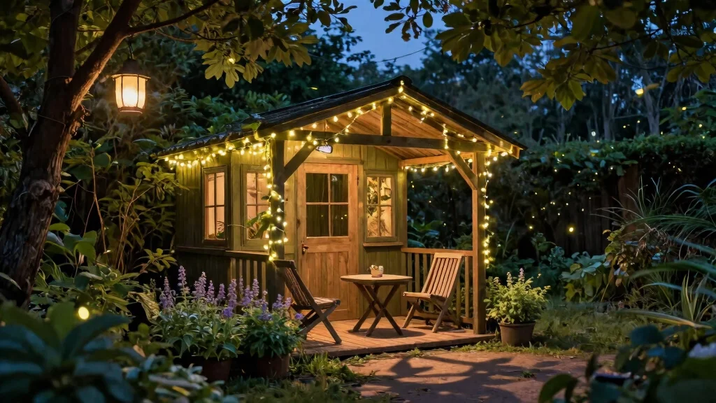 11 Magical Garden Shed Lighting Ideas for Evening Ambiance
