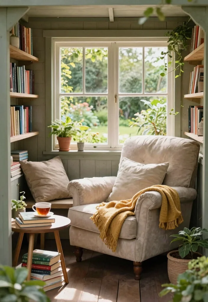 11 Pro Garden Shed Decoration Tips for Every Homeowner 10. Create a Reading Nook 0