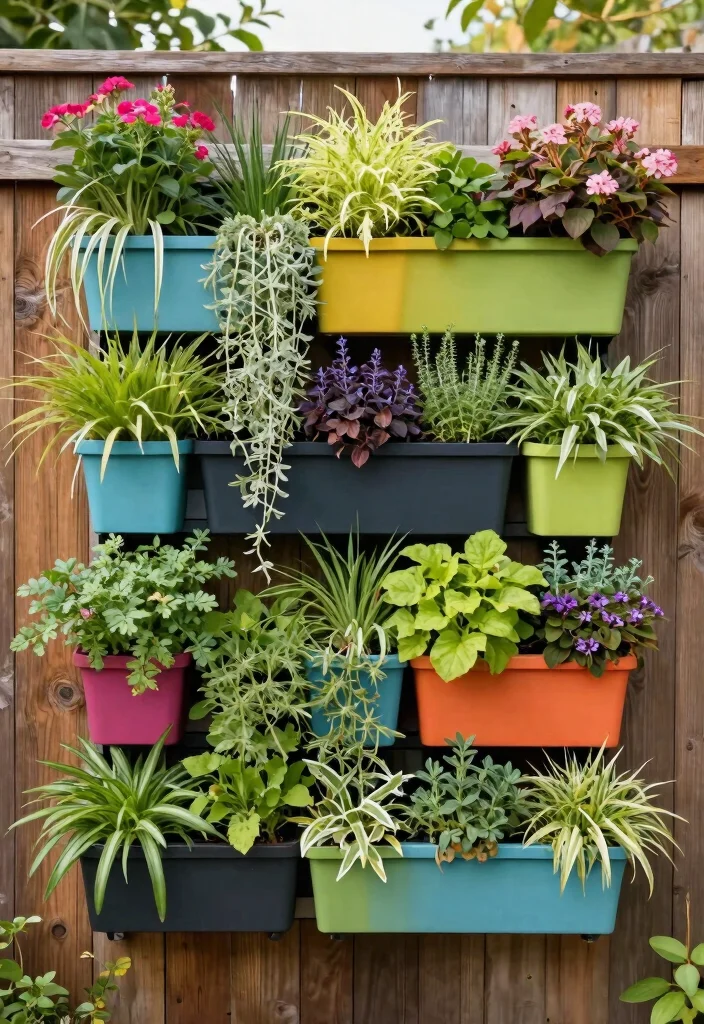 11 Refreshing Spring Outdoor Planter Ideas for New Blooms 1. Vertical Garden Planters 0