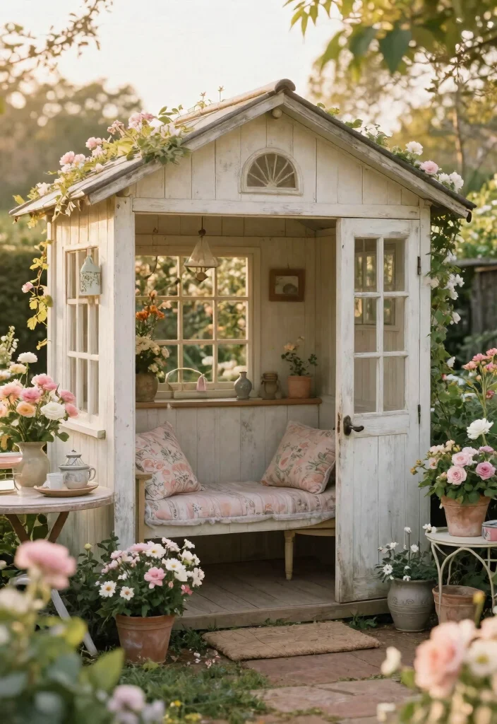 11 Romantic Shabby Chic Garden Shed Ideas for Your Yard Conclusion 0