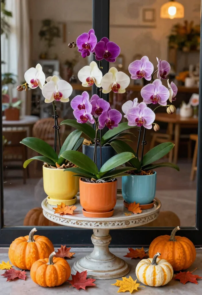 11 Special Orchid Plant Stand Ideas Pro Tips 11. Seasonal Arrangements 0