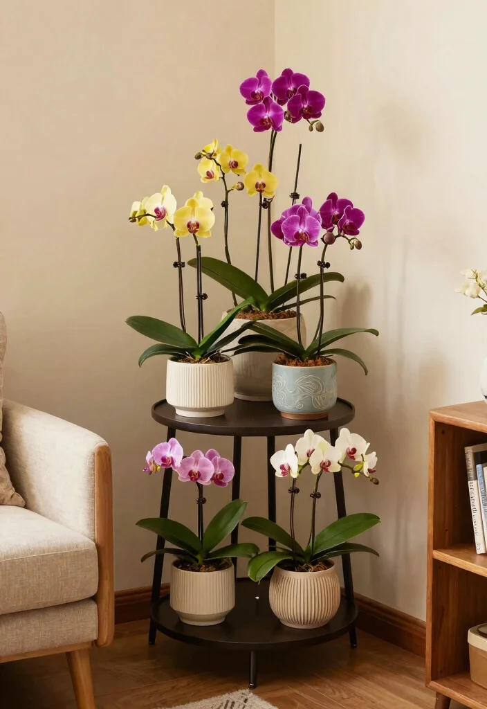 11 Special Orchid Plant Stand Ideas Pro Tips 4. Corner Plant Stands 0