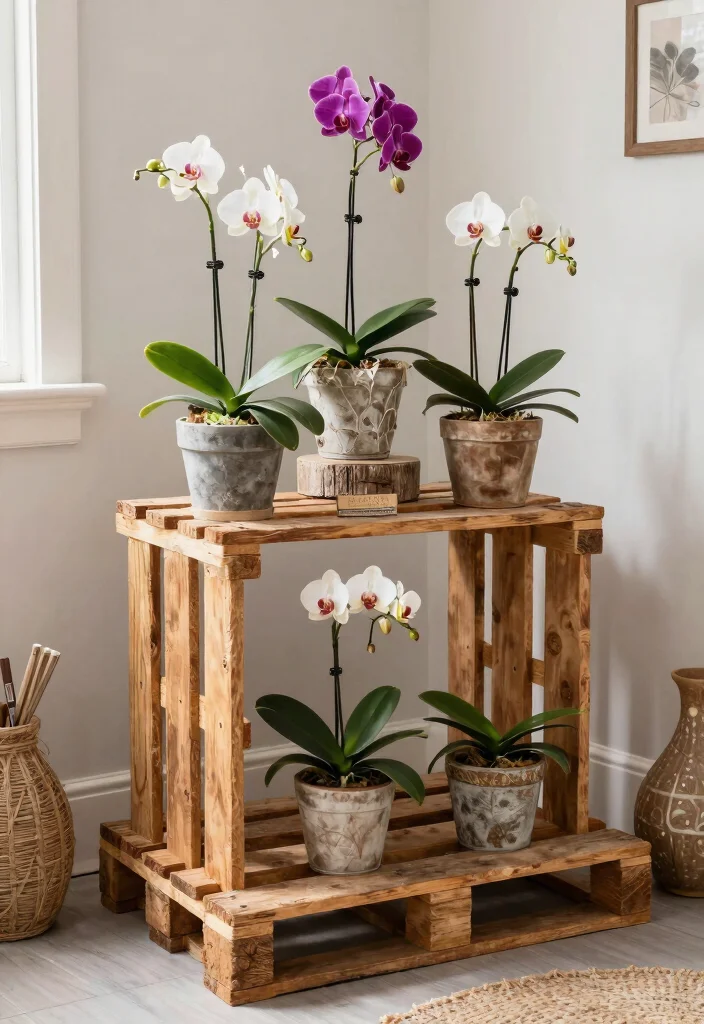 11 Special Orchid Plant Stand Ideas Pro Tips 9. DIY Plant Stand 0