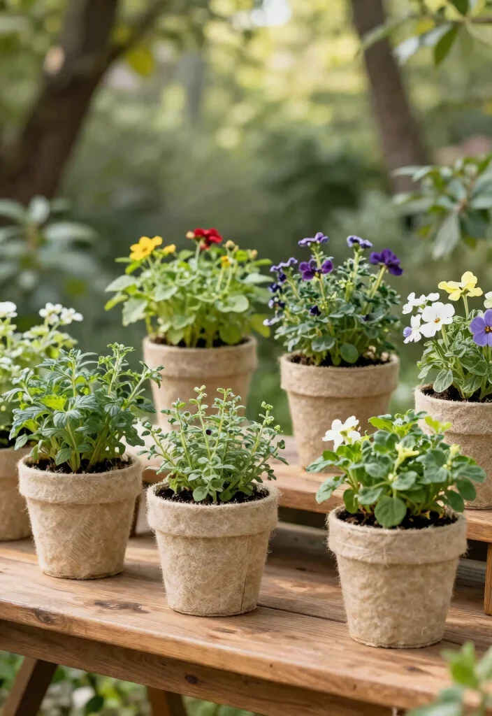 11 Stylish Planter Pot Ideas for Outdoor Inspiration 7. Eco Friendly Fiber Pots 0