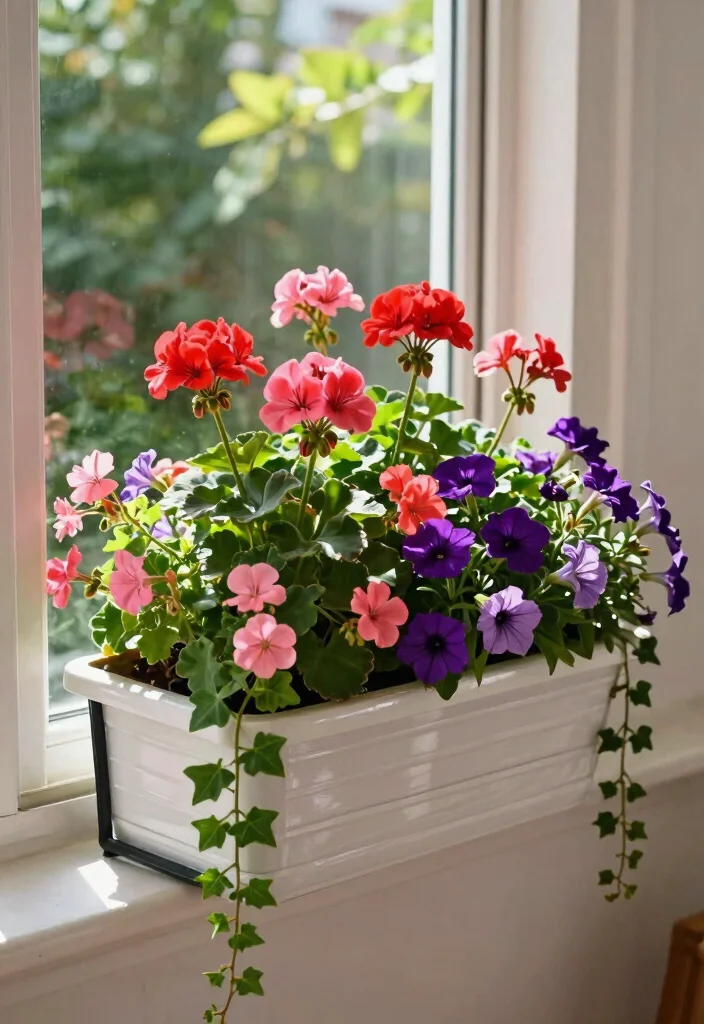 11 Vibrant Flower Planter Ideas for Full Sun Survival 7. Window Box Wonders 0