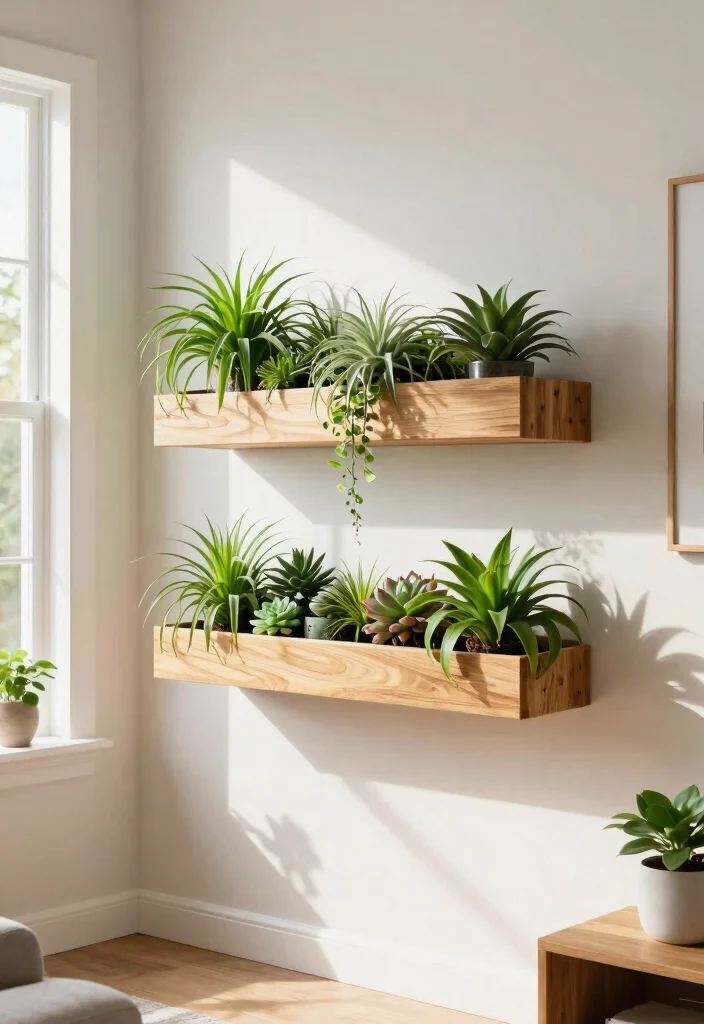13 Beautiful Inside Plant Stand Ideas for Any Room 13. Space Saving Wall Mounted Plant Holders 0