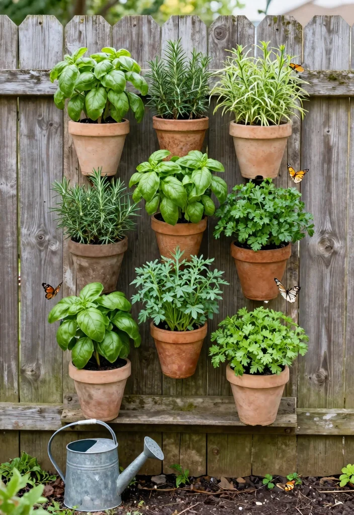 13 Best Outdoor Perennial Planter Ideas for Every Year 1. Vertical Herb Garden Planters 0