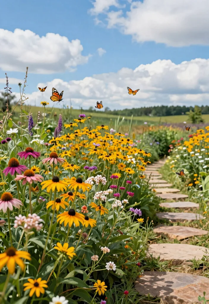 13 Best Outdoor Perennial Planter Ideas for Every Year 6. Pollinator Friendly Prairie Garden 0