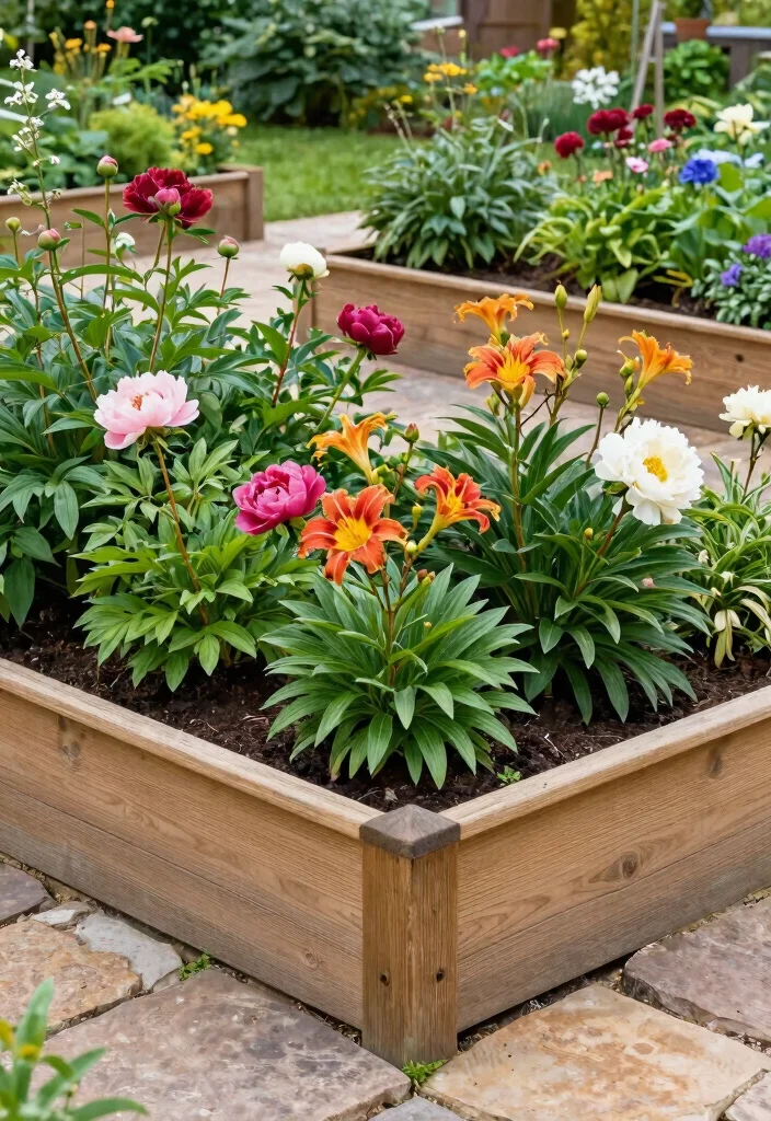 13 Best Outdoor Perennial Planter Ideas for Every Year 8. Traditional Raised Garden Beds 0