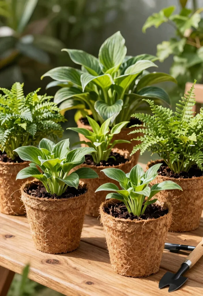 13 Best Outdoor Perennial Planter Ideas for Every Year 9. Eco Friendly Coconut Coir Planters 0