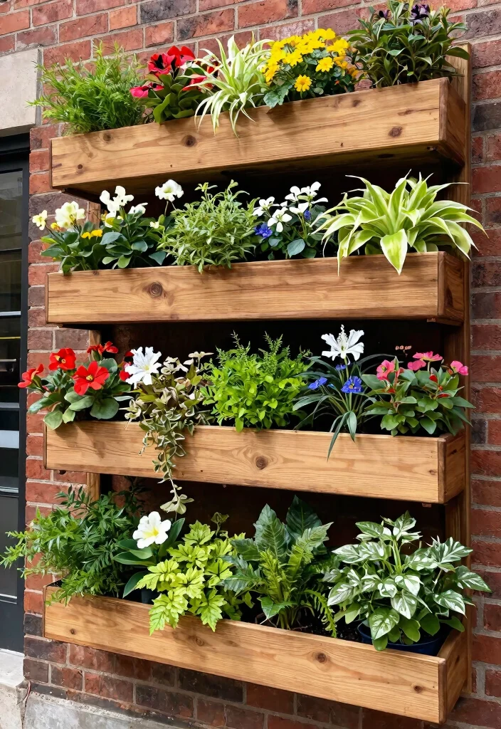 13 Durable Planter Box Ideas for Outdoor Style and Design 2. Vertical Garden Planters 0