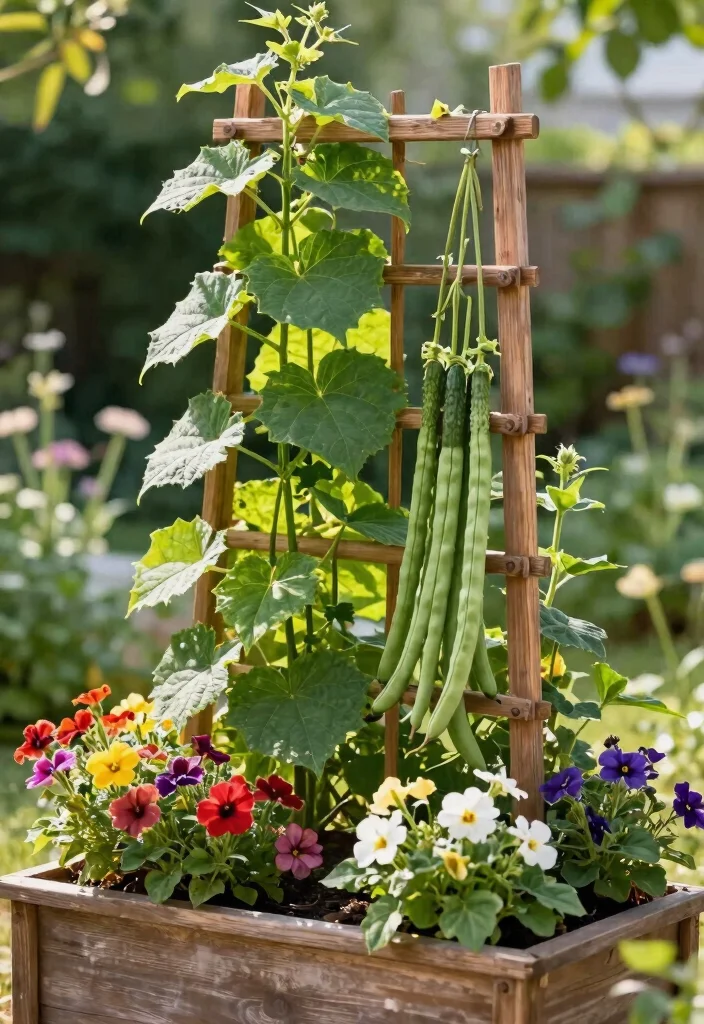 13 Durable Planter Box Ideas for Outdoor Style and Design 8. Box Planters with Trellises 0